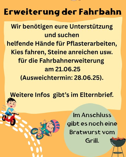 Einladung zum Pflastern